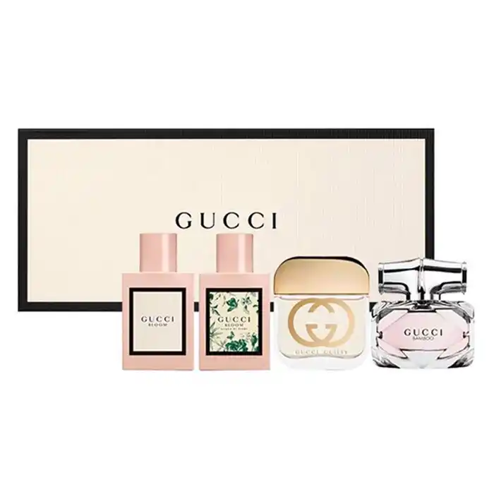 Set Nước Hoa Gucci Miniature Collection Mini 4 Chai Cho Nữ