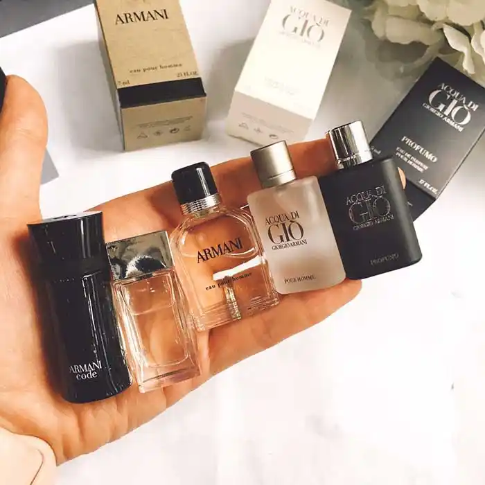 Set Nước Hoa Giorgio Armani 5 Mini For Men