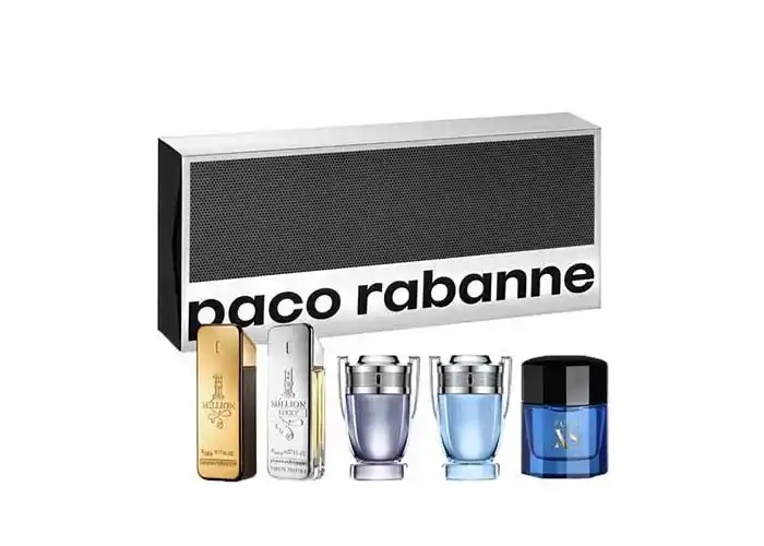 Set Nước Hoa Paco Rabanne Men Mini (One Million, One Million Lucky, Invictus, Invictus Aqua, Pure XS)