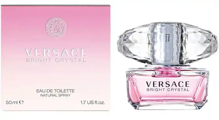 Set Nước Hoa Giftset Versace Bright Crystal 3pcs (EDT 90ml & EDT 10ml & Travel Bag)