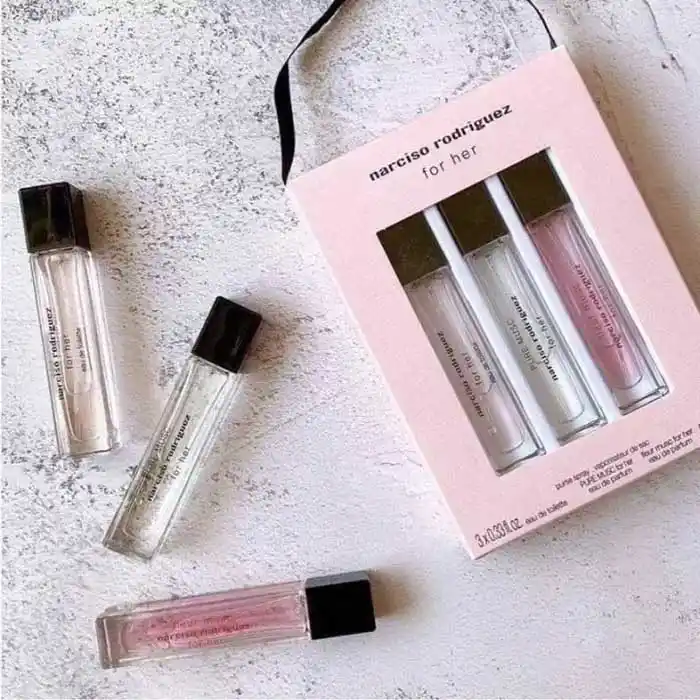 Set Nước Hoa Nữ Narciso Rodriguez 3 Chai Mini 10ml