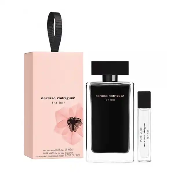 Set Nước Hoa Narciso For Her (EDT 100ml, Pure Musc Mini 10ml)