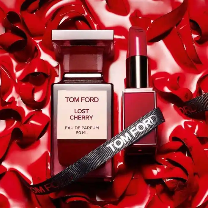 Set Nước Hoa, Son Tom Ford Lost Cherry (EDP 50ml, Lipstick Cherry 3g)