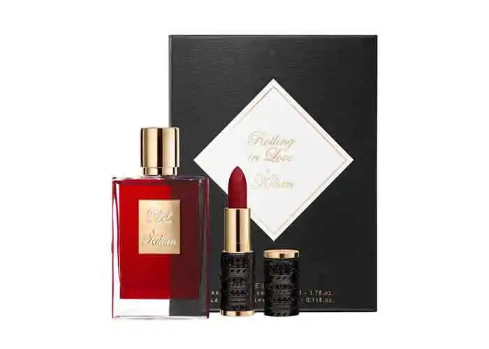 Set Nước Hoa, Son Môi Kilian Rolling In Love (EDP 50ml , Lipstick 3.5g)