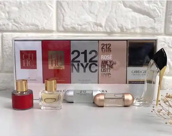 Set Nước Hoa Nữ Carolina Herrera Variety Miniature 5 Chai