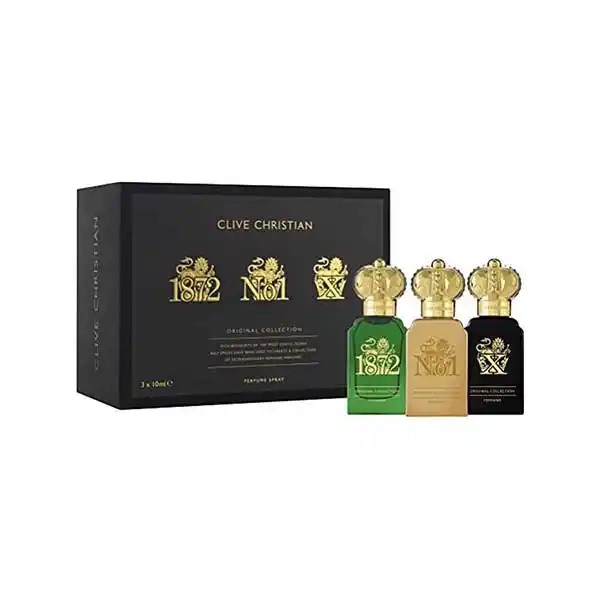 Set Nước Hoa Clive Christian Perfume Traveller For Women 3 x 0.3OZ