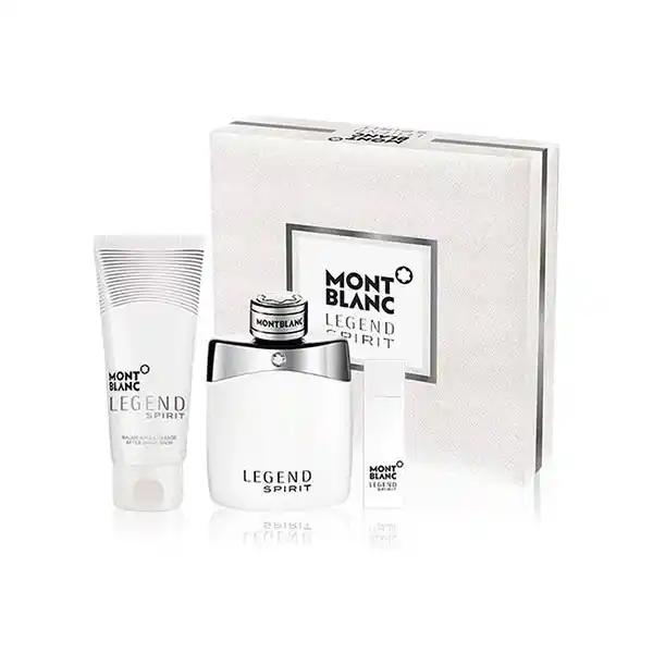 Set Nước Hoa Montblanc Legend Spirit (EDT 100ml, Mini 7.5ml, Aftershave 100ml)