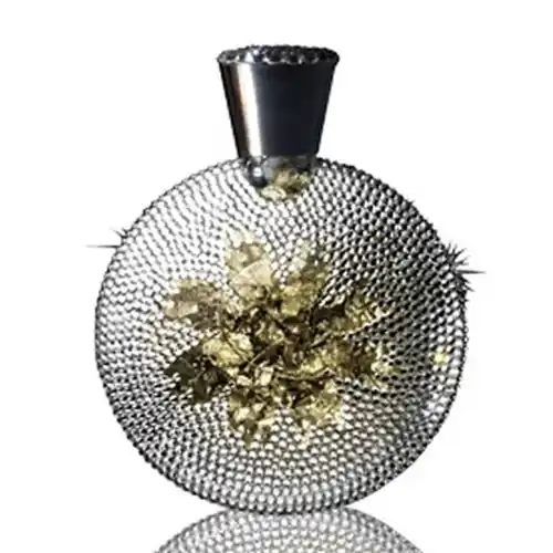 Nước Hoa Nữ Ramon Molvizar Art & Silver Vàng Trắng Đính Đá Swarovski Trắng 75ml