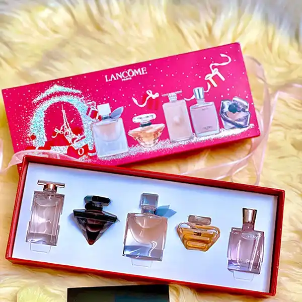 Set Nước Hoa Nữ Lancôme Mini (Miracle Edp, Trésor La Nuit Edp, Trésor L’edp, La Vie Est Belle Edp, Idôle)