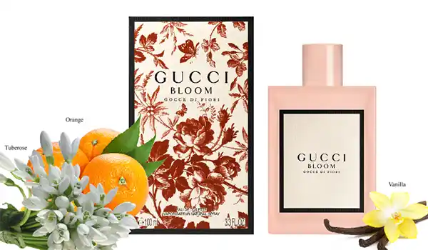 Combo Gucci (Nước Hoa Bloom Gocce Di Fiori EDT 100ml + Son Lì Rouge Mat 208 Cam Đất)