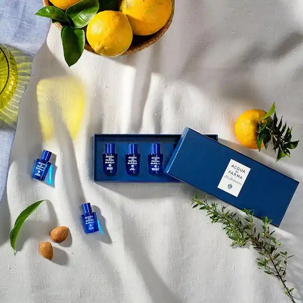 Set Nước hoa Acqua Di Parma Blu Mediterraneo Mini Eau de Toilette Set 5 Chai Mini