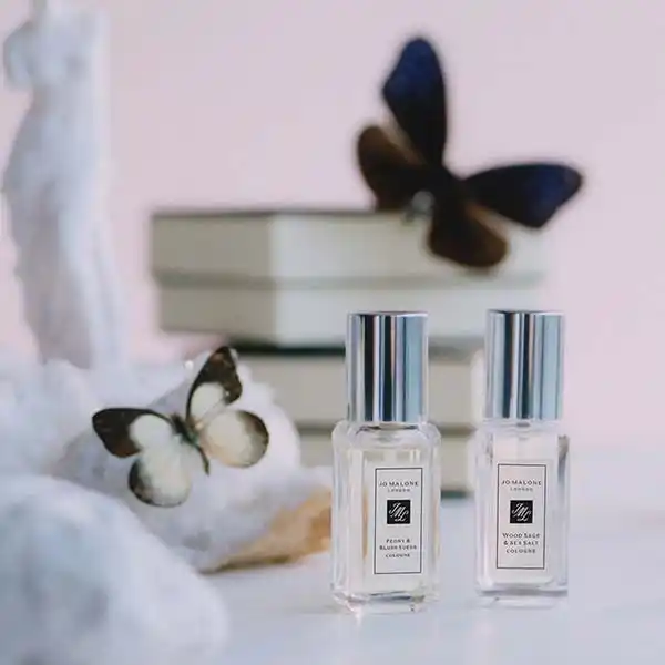 Set Nước Hoa Jo Malone London Wood Sage & Sea Salt/ Peony & Blush Suede Mini