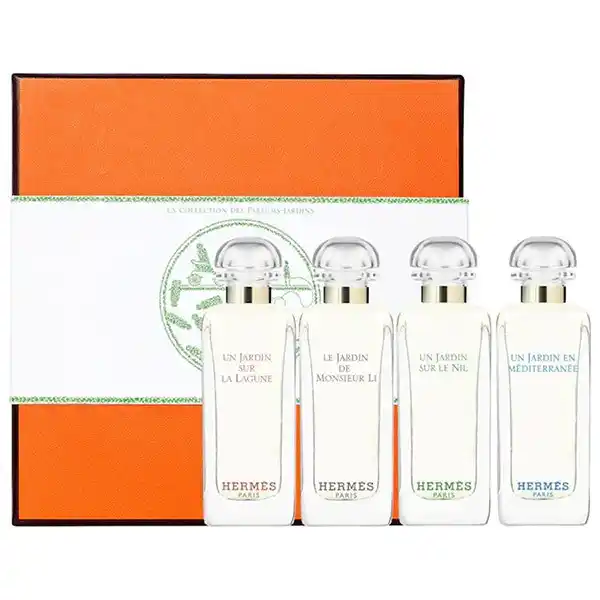 Set Nước Hoa Hermès Mini Jardin Collection Coffret Set 4 Chai Mini x 7.5ml