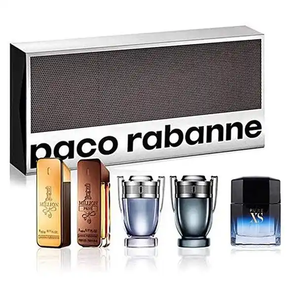 Set Nước Hoa Nam Paco Rabanne Mini EDT Spray Gift Set For Men 5ml x 5 In Box