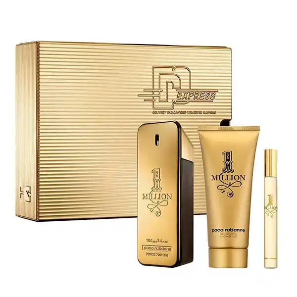 Set Nước Hoa Nam Paco Rabanne One Milion EDT 3 Món