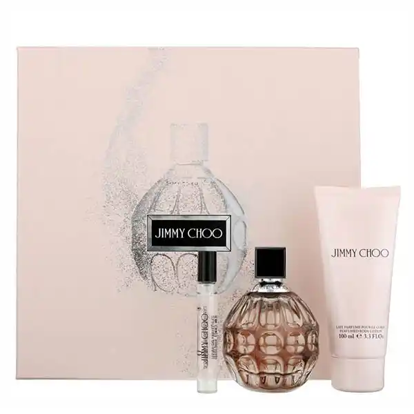 Set Nước Hoa Nữ Và Sữa Dưỡng Thể Jimmy Choo (EDP 100ml + EDP 7.5ml + Body Lotion 100ml)