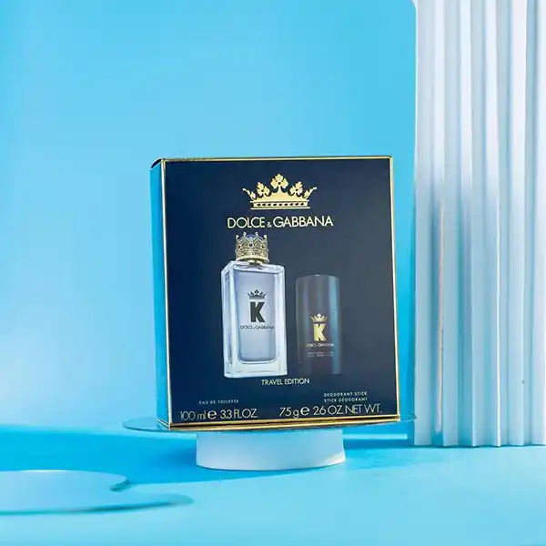 Set Nước Hoa Nam+ Lăn Khử Mùi Dolce & Gabbana K Gift Set EDT 100ml + Deo Stick 75g