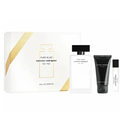 Set Nước Hoa Nữ Narciso Rodriguez Pure Musc For Her Eau De Parfum Giftset 3 Món  