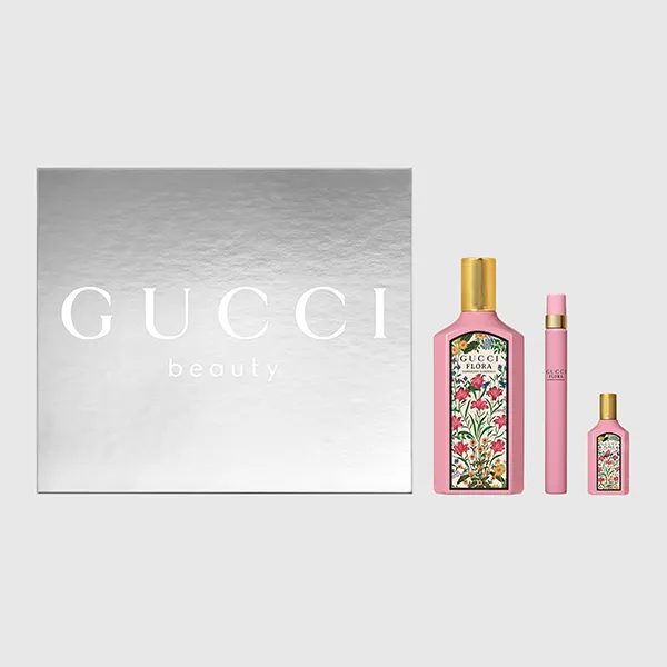 Set Nước Hoa Nữ Gucci Flora Gorgeous Gardenia Gift 3 Món (100 + 10ml +