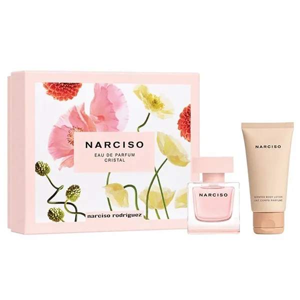 Set Nước Hoa Nữ Narciso Rodriguez Cristal EDP + Lotion 50ml
