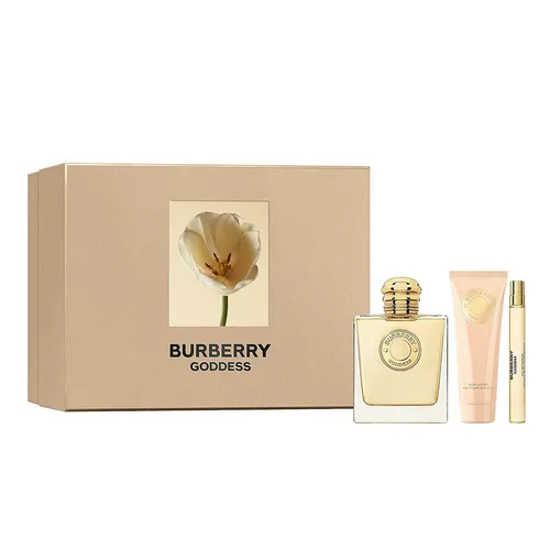 Set Nước Hoa Nữ + Lotion Burberry Goddess EDP 3 Món