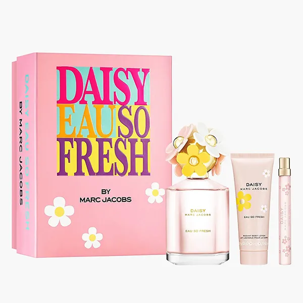Set Nước Hoa Nữ Marc Jacobs Daisy Eau So Fresh EDT 3 Món