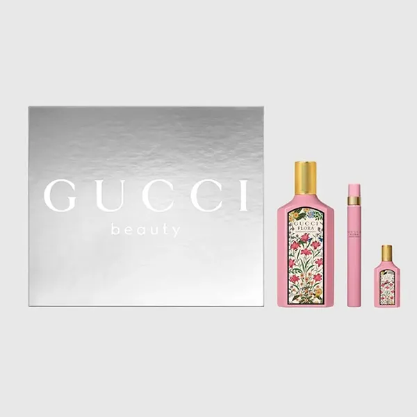 Set Nước Hoa Nữ Gucci Flora Gorgeous Gardenia Gift 3 Món  