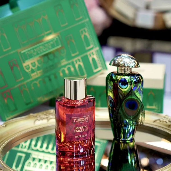 Set Nước Hoa Unisex The Merchant Of Venice Imperial Emerald Gift Set 2 Món (100ml x 2)  