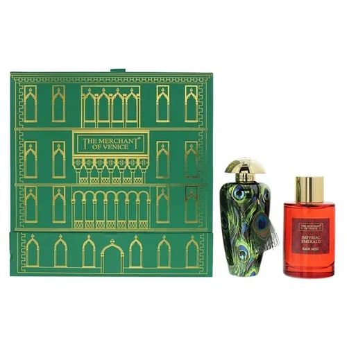 Set Nước Hoa Unisex The Merchant Of Venice Imperial Emerald Gift Set 2 Món (100ml x 2)  