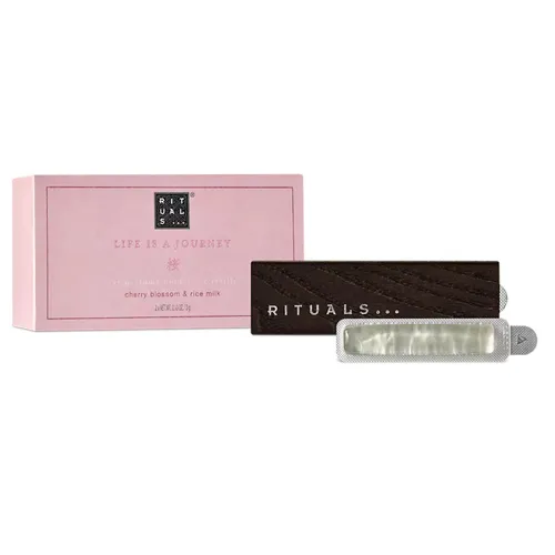 Nước Hoa Ô Tô The Rituals Life Is A Journey Car Perfume Holder + 2 Refills Cherry Biossom & Rice Milk 2 x 3g