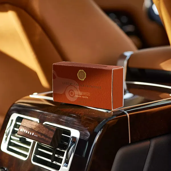 Nước Hoa Ô Tô The Rituals Luxury Car Air Freshener Suede Vanilla Holder + 2 Refills 2