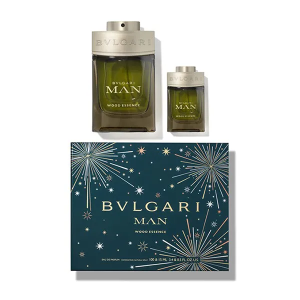 Set Nước Hoa Nam Bvlgari Man Wood Essence Eau De Parfum 100ml + 15ml