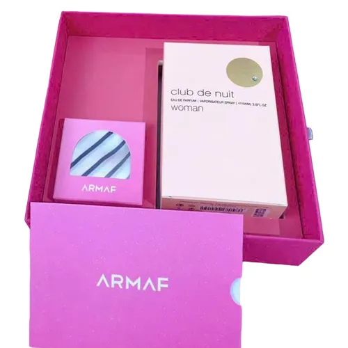 Set Nước Hoa Nữ Kèm Khăn Lụa Và Thiệp Armaf Club De Nuit Woman EDP 105ml