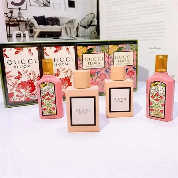 Set Nước Hoa Nữ Gucci Bloom & Flora Gorgious Gardenia EDP 4 x 5ml