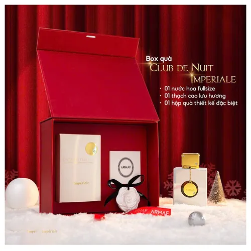 Set Quà Lễ Hội Twinkle Box Nước Hoa Nữ Armaf Club De Nuit Imperiale EDP 3 Món