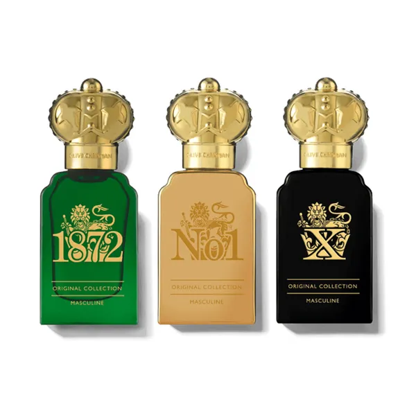 Set Nước Hoa Nam Clive Christian Original Collection Masculine Perfume Spray (1872 + X + No.1)  (3 x 10ml)  