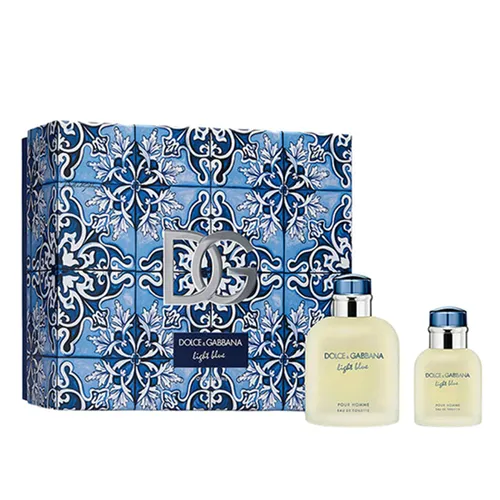 Set Nước Hoa Nam Dolce & Gabbana D&G Light Blue Pour Homme EDT (125ml + 40ml)