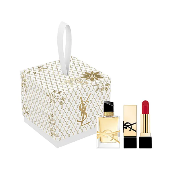 Set 2 Món (Nước Hoa Nữ YSL Libre EDP 7.5ml + Son Rouge Pur Couture Caring Satin Lipstick Mini