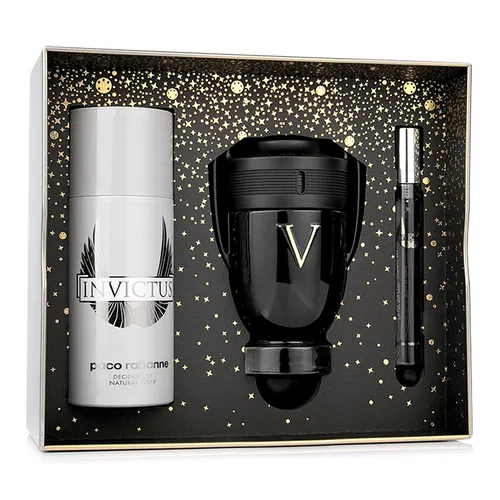 Set Nước Hoa Nam Paco Rabanne Invictus Victory 3 Món (EDP 100ml + 10ml, Lăn Khử Mùi 150ml)