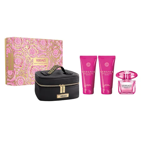 Set Nước Hoa Nữ Versace Bright Crystal Absolu EDP Giftset 4 Món