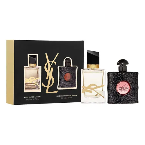 Set Nước Hoa Nữ YSL Yves Saint Laurent Mini Black Opium & Libre Eau De Parfum Set (2 x 7.5ml)