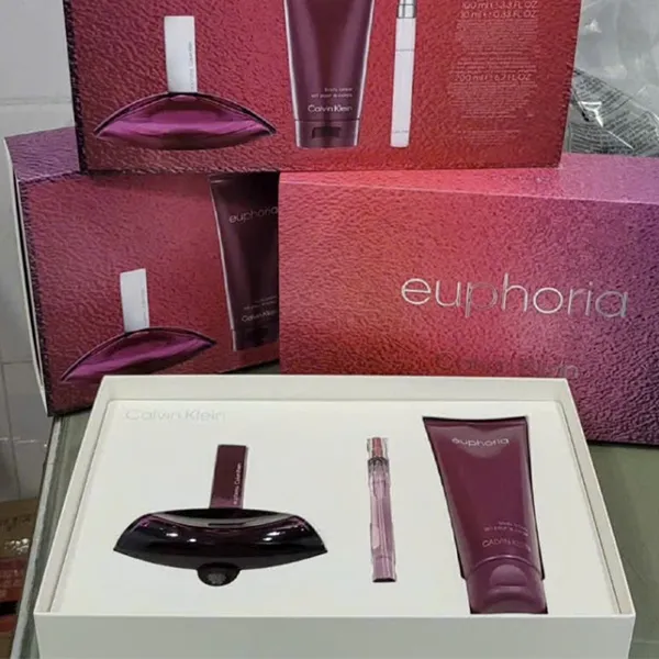 Set Nước Hoa Nữ Calvin Klein CK Euphoria For Women EDP Giftset 3 Món