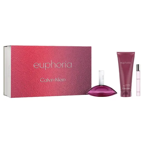 Set Nước Hoa Nữ Calvin Klein CK Euphoria For Women EDP Giftset 3 Món
