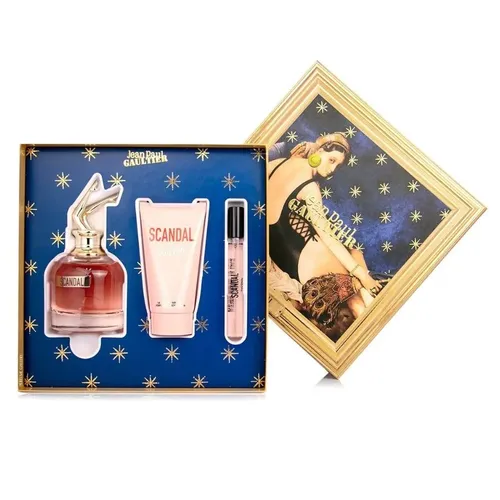 Set Nước Hoa Nữ Jean Paul Gaultier Scandal  For Women EDP 80ml + 10ml Và Dưỡng Thể Scandal Perfumed 75ml