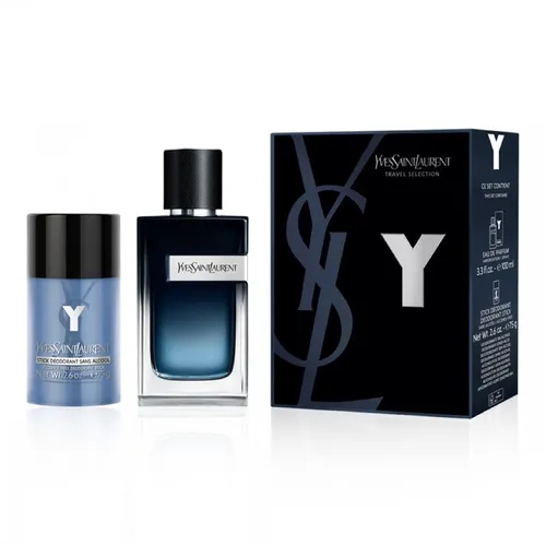 Set Nước Hoa Nam Yves Saint Laurent YSL Y EDP 100ml + Lăn Khử Mùi YSL Y Stick Deodorant 75g