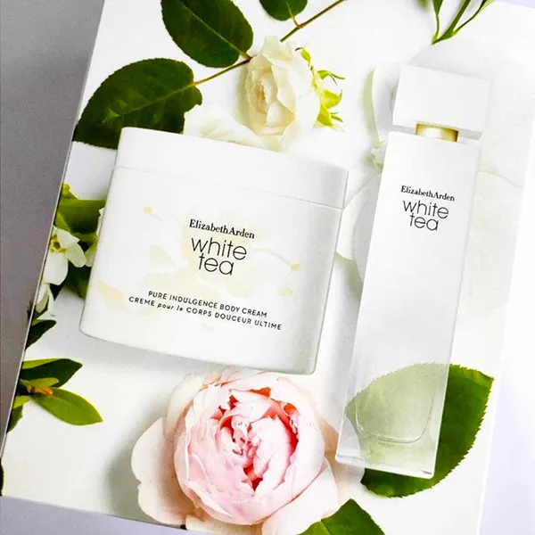 Set Nước Hoa Nữ Elizabeth Arden White Tea Two-Piece Set 2 Món (EDT 100ml + Body Cream 400ml)