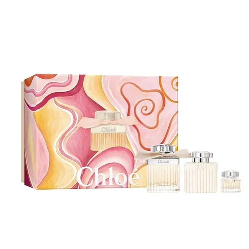 Set Nước Hoa Nữ Chloé Eau De Parfum 3 Món ( EDP 100ml +  Mini EDP 5ml + Body Lotion 100ml)