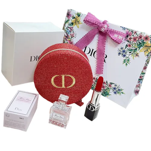 Set Nước Hoa Dior Miss Dior Blooming Gift Set 4 Món (Nước Hoa Blooming Bouquet 5ml + Son Dior Velvet 999 Mini)