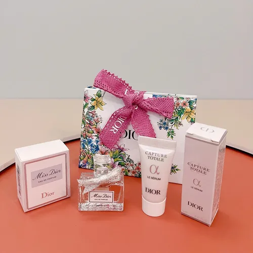 Set Nước Hoa Miss Dior EDP 5ml + Serum Dior Capture Totale 5ml + Túi Giấy