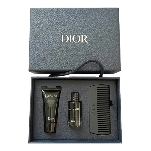 Set Nước Hoa Nam Dior Sauvage EDT 10ml + Kem Dưỡng Da Moisturizer 20ml + Lược Limited Gift Set 3 Món